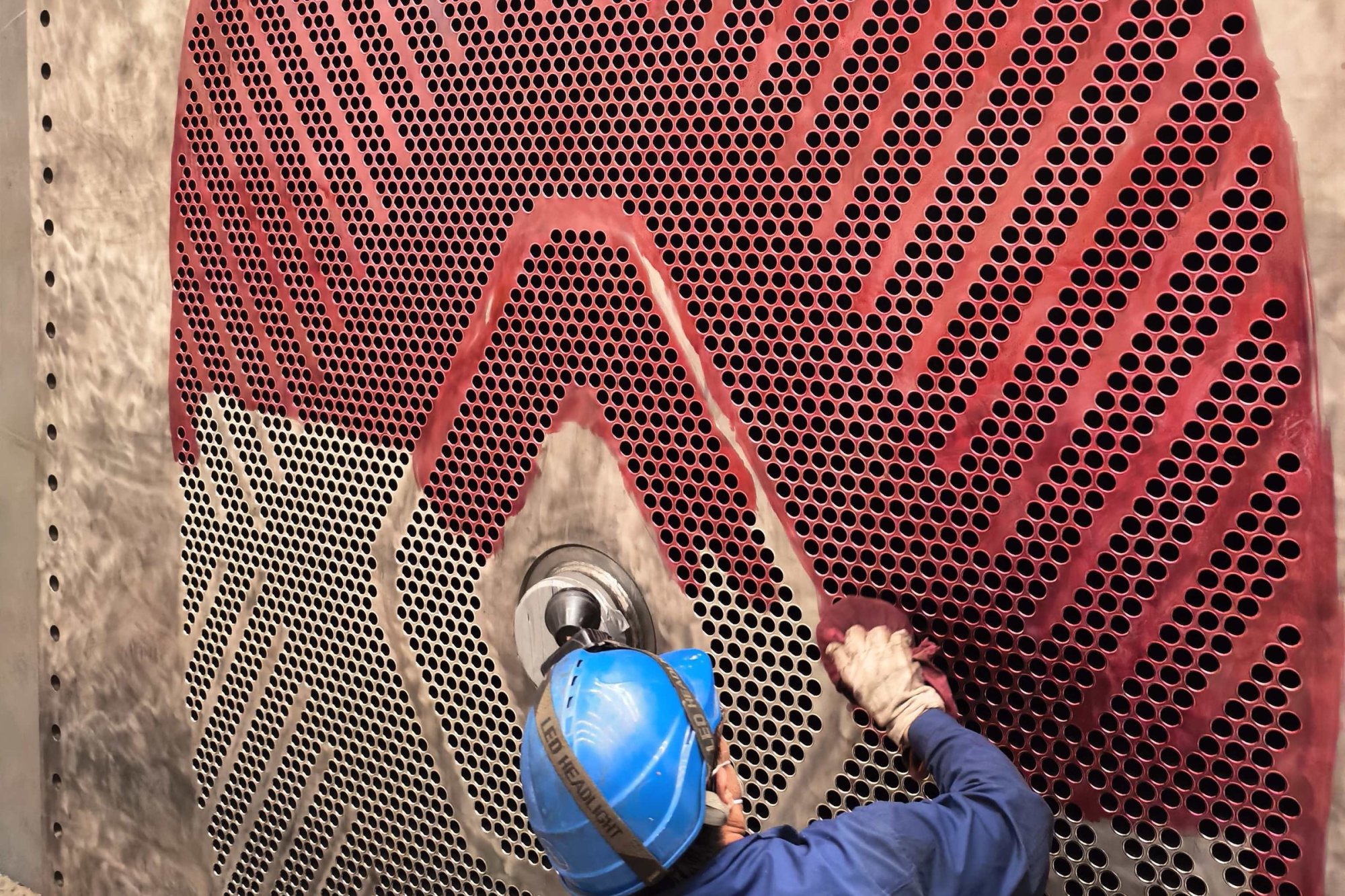 管板涂胶